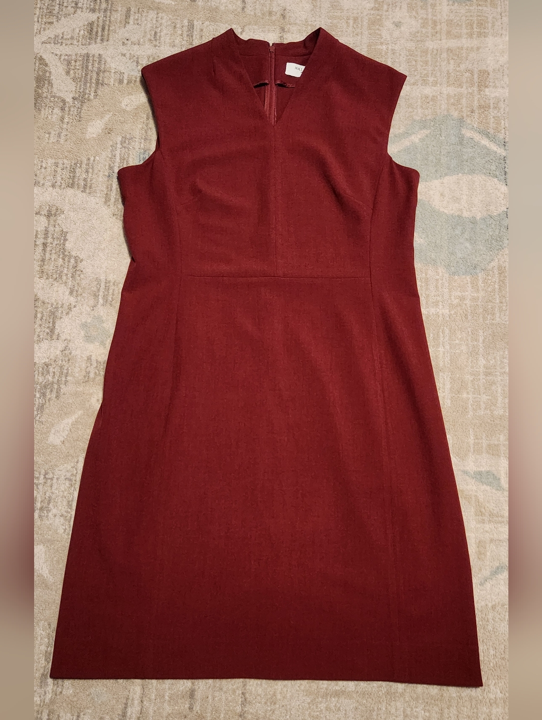 Mm Lafleur Aditi Dress. Maroon Color. Size 16. Euc